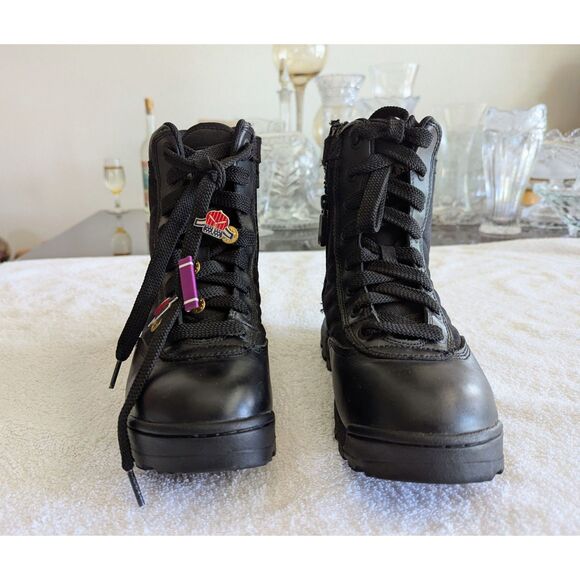 Original SWAT 9” Classic Side Zip Tactical Lace-up/zip Boots  Sz 6 - Picture 9 of 11